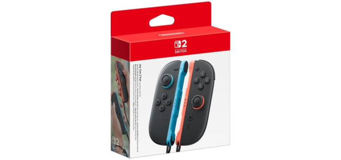 Cdiscount: Manettes Joy-Con 2 (Switch 2) &agrave; 59,99&euro; (au lieu de 89,99&euro;)
