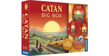 Amazon: Jeu de soci&eacute;t&eacute; Catan - Big Box - Jeu + 3 extensions &agrave; 44,95&euro; (au lieu de 65&euro;)