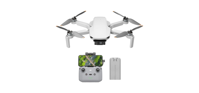 Amazon: Drone DJI Mini 4K - 4K UHD, stabilisation 3 axes - nacelle &agrave; 174,99&euro; (au lieu de 246,42&euro;)