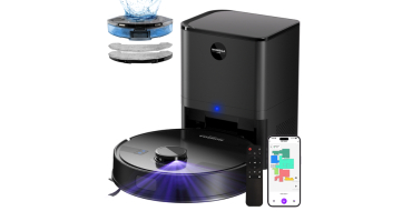 JoyBuy: Robot aspirateur-laveur monsga MS1 MAX - 5000 Pa, auto-vidage à 189,99€ (au lieu de 439,99€)