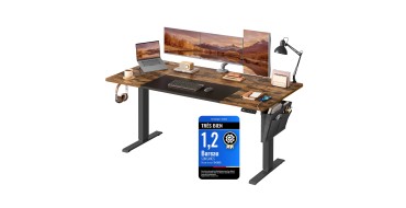 Amazon: Bureau assis-debout Songmics LSD026X01 160x70cm &agrave; 104,99&euro; (au lieu de 130,38&euro;)