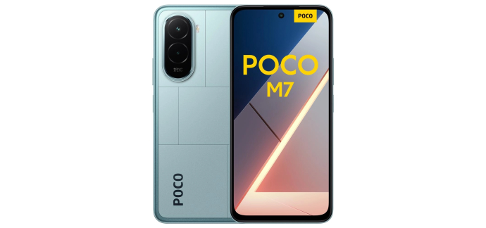 Amazon: Smartphone 6,9" Xiaomi Poco M7 - RAM 8 Go, 256 Go &agrave; 103,9&euro; (au lieu de 139,9&euro;)