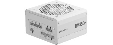 Amazon: Alimentation PC Corsair RM850E - 850W, ATX, Blanc &agrave; 89&euro; (au lieu de 118&euro;)