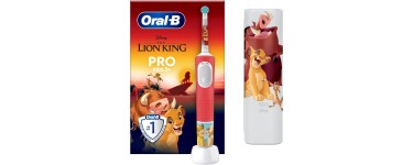 Amazon: Brosse &agrave; dents &eacute;lectrique Oral B Pro Kids 3+ Disney Le Roi Lion &agrave; 19,15&euro; (au lieu de 29,99&euro;)