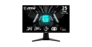 Amazon: Ecran PC 24,5" MSI G255F FHD 180Hz 1ms FreeSync &agrave; 69,99&euro; (au lieu de 111,43&euro;)