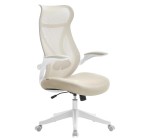 Amazon: Chaise de bureau Songmics OBN088K01 - 150kg, accoudoirs rabattables à 64,99€ (au lieu de 99,99€)