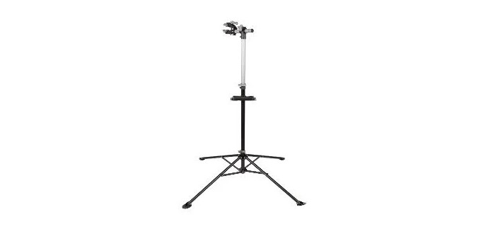 LIDL: CRIVIT Pied d'atelier pour v&eacute;lo - hauteur 107-178 cm, charge 30 kg &agrave; 24.99&euro; (au lieu de 29.99&euro;)