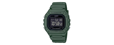 Amazon: Montre Casio W-218H-3AVEF - Style G-Shock, &eacute;tanche 50m &agrave; 24,43&euro; (au lieu de 34,13&euro;)
