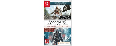 Amazon: Assassin's Creed The Rebel Collection - AC IV Black Flag & Rogue sur Nintendo Switch &agrave; 8.99&euro;