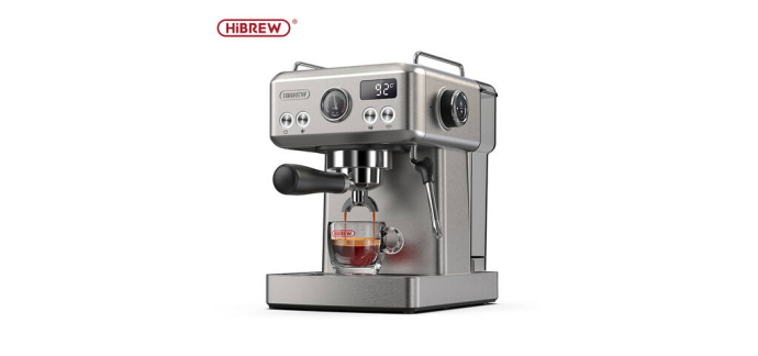 JoyBuy: Machine &agrave; expresso HiBREW H10A - 20 bars, 58 mm &agrave; 199,99&euro; (au lieu de 249,99&euro;)