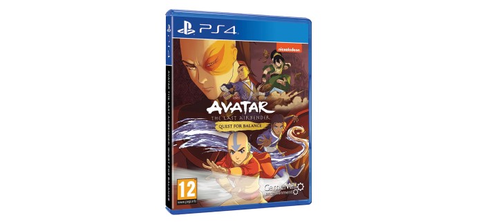 Amazon: Avatar The Last Airbender Quest for Balance (PS4) &agrave; 20,44&euro; (au lieu de 49,99&euro;)