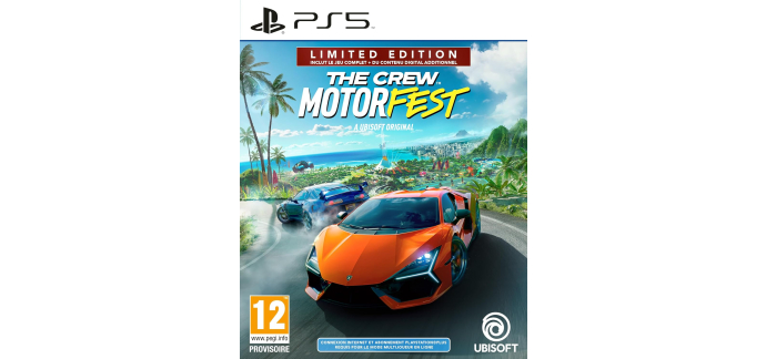Amazon: The Crew Motorfest Edition Limit&eacute;e (PS5) &agrave; 19,99&euro; (au lieu de 79,46&euro;)
