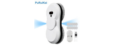 JoyBuy: Robot lave-vitres PuRuiKai - t&eacute;l&eacute;commande, pulv&eacute;risation bidirectionnelle &agrave; 69,99&euro;