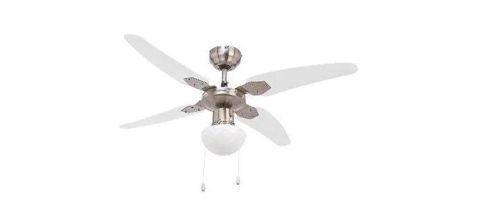 LIDL: Ventilateur de plafond LIVARNO avec &eacute;clairage LED &agrave; 39,99&euro; (au lieu de 49,99&euro;)