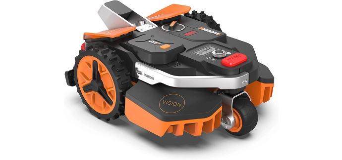Amazon: Robot tondeuse Worx Landroid Vision M600 - 600m&sup2;, cam&eacute;ra 4K & IA &agrave; 579&euro; (au lieu de 780&euro;)