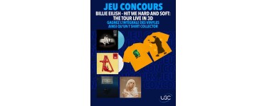 UGC: 1 pack exclusif 4 vinyles + t-shirt Billie Eilish &agrave; gagner