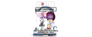 Universal Music: 1 lot Vinyle 45T Zoo + CD Zootopie 2 &agrave; gagner