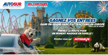 Autosur: Des entr&eacute;es dans un grand parc d&rsquo;attractions en Europe &agrave; gagner, tous les 15 jours