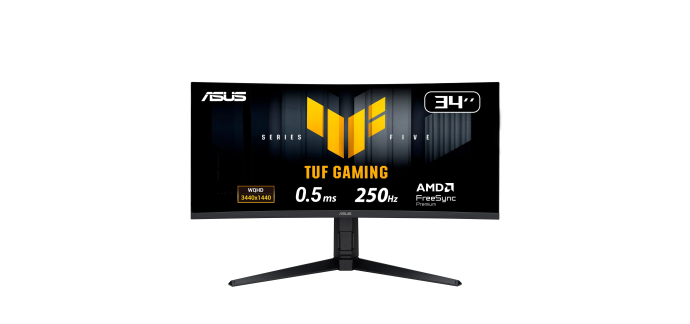 Amazon: ASUS TUF VG34WQML5A - &Eacute;cran PC gaming incurv&eacute; 34" WQHD 250Hz &agrave; 313,49&euro; (au lieu de 364,74&euro;)