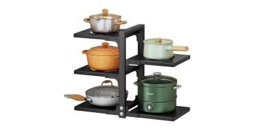 Amazon: Organiseur de casseroles 5 niveaux r&eacute;glables &agrave; 24,61&euro; (au lieu de 37,38&euro;)