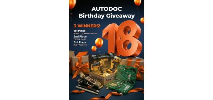 Autodoc: 1 visseuse DEWALT + 1 kit TOPTUL + 1 cric NEO TOOLS &agrave; gagner