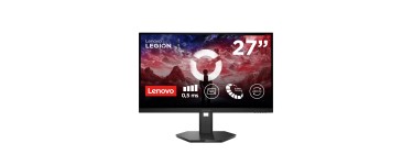 Amazon: &Eacute;cran PC Lenovo Legion 27Q-10 27" QHD 240Hz 0.5ms &agrave; 154,9&euro; (au lieu de 189,9&euro;)