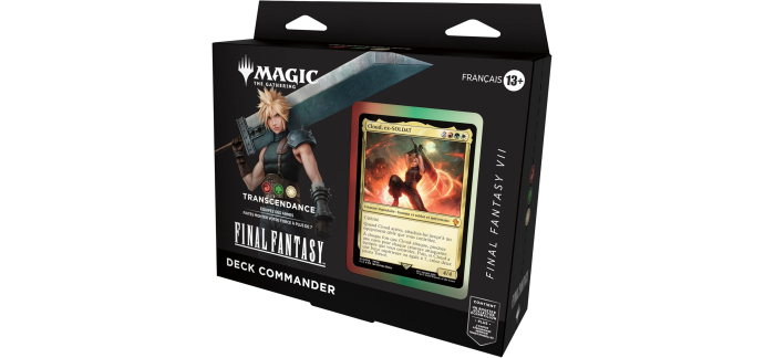 Amazon: Commander Deck Cloud Magic X FF7 (Multicolor) &agrave; 64,36&euro; (au lieu de 69,99&euro;)