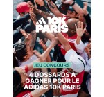 Alltricks: 4 packs dossard adidas 10K Paris 2026 + paire Adizero Evo SL &agrave; gagner