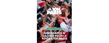 Alltricks: 4 packs dossard adidas 10K Paris 2026 + paire Adizero Evo SL &agrave; gagner
