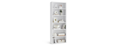 Amazon: Biblioth&egrave;que Vasagle 6 niveaux 24x60x160,7 cm &agrave; 33,44&euro; (au lieu de 48,44&euro;)