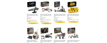 Amazon: LEGO&reg; Star Wars&trade; 10&euro; offerts d&egrave;s 60&euro; d'achat