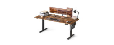 Amazon: Bureau &eacute;lectrique Songmics 180x80cm r&eacute;glable &agrave; 120,78&euro; (au lieu de 150,21&euro;)