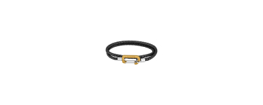 Amazon: Bracelet Lacoste Double Tour Cuir MATT - Noir &agrave; 34,59&euro; (au lieu de 55,59&euro;)