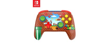 Amazon: Manette Turtle Beach Rematch Mario Brick Switch/Switch 2 à 34,45€ (au lieu de 52,72€)