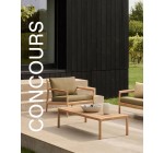 Made in Design: 1 fauteuil rembourr&eacute; Jack Outdoor vert Ethnicraft &agrave; gagner