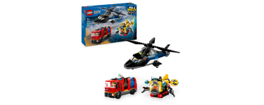 Amazon: LEGO City 3-en-1 H&eacute;licopt&egrave;re, Camion de Pompiers et Sous-Marin (60462) &agrave; 32&euro; (au lieu de 59,99&euro;)