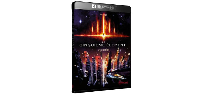 Amazon: Blu-Ray UHD 4K Le Cinqui&egrave;me &Eacute;l&eacute;ment &agrave; 12,31&euro; (au lieu de 14,54&euro;)