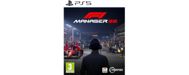 Amazon: F1 Manager 2022 (PS5) &agrave; 11,22&euro; (au lieu de 29,99&euro;)