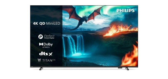 Amazon: TV 65" Philips 65MLED810 - Mini LED, Quantum Dot, 4K UHD, Smart TV &agrave; 455&euro;