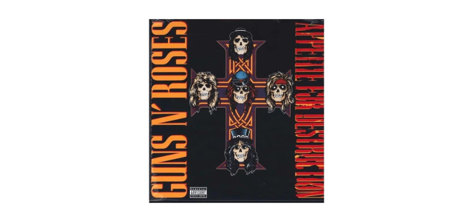 Amazon: Vinyle Guns N' Roses Appetite for Destruction &agrave; 17,99&euro; (au lieu de 19,99&euro;)