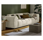 Cdiscount: Canap&eacute; droit 3 places Ray - tissu textur&eacute; beige &agrave; 499&euro; (au lieu de 899,99&euro;)