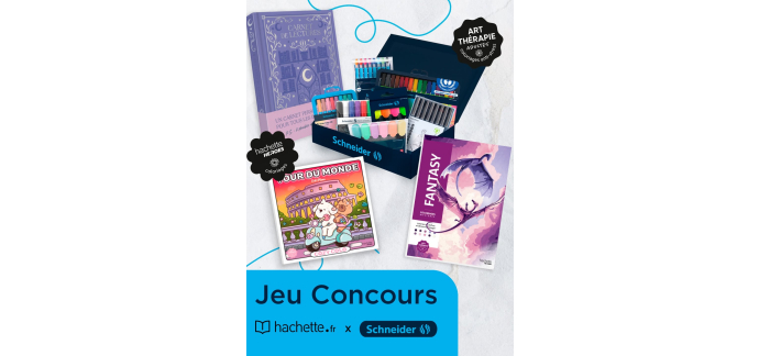 Hachette: 1 Creative Box Schneider Pen + 1 lot d'ouvrages Art th&eacute;rapie &agrave; gagner