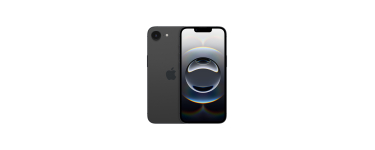 Carrefour: Smartphone Apple iPhone 16e 128 Go Noir &agrave; 499&euro; (au lieu de 599&euro;)