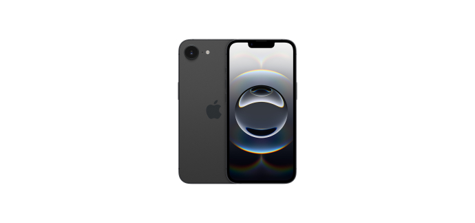 Carrefour: Smartphone Apple iPhone 16e 128 Go Noir &agrave; 499&euro; (au lieu de 599&euro;)
