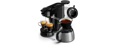 Cdiscount: Cafeti&egrave;re PHILIPS SENSEO HD6592/65 Switch 2-en-1 dosette & filtre &agrave; 84,99&euro; (au lieu de 129,99&euro;)