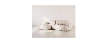 Cdiscount: Canap&eacute; d'angle gauche 4 places convertible avec coffre Yulin &agrave; 799&euro; (au lieu de 1799,99&euro;)