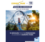 CGR Cin&eacute;mas : 15 s&eacute;jours pour 4 personnes &agrave; Europa-Park (acc&egrave;s TGV INOUI inclus) &agrave; gagner