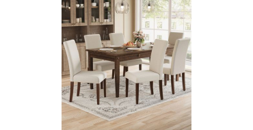 Cdiscount: Lot de 6 chaises VASAGLE dossier haut 58x48x100 cm &agrave; 249,99&euro; (au lieu de 299,99&euro;)