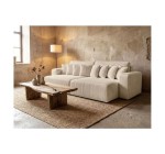 Cdiscount: Canapé droit 4 places JADE - velours côtelé, double méridienne à 649€ (au lieu de 799€)