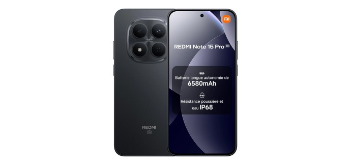 Amazon: Xiaomi Redmi Note 15 Pro 5G 8/512 Go IP68 - smartphone, écran à 299€ (au lieu de 383,55€)